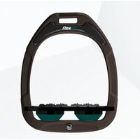 Produktbild von Flex-On Ultra Grip Steigbügel Green Composite in Braun/Schwarz/Grün