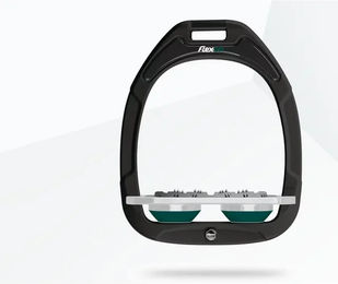 Flex-On Ultra Grip Steigbügel Green Composite in Grün/Grau/Grün – Bild 1 von 1
