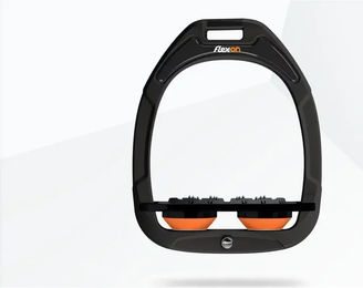 Flex-On Ultra Grip Steigbügel Green Composite in Grün/Schwarz/Orange – Bild 1 von 1