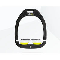Produktbild von Flex-On Ultra Grip Steigbügel Green Composite in Grün Weiß Gelb