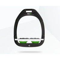Produktbild von Flex-On Ultra Grip Steigbügel Green Composite in Grün/Weiß/Grün