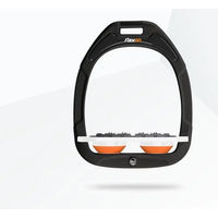 Produktbild von Flex-On Ultra Grip Steigbügel Green Composite in Grün Weiß Orange