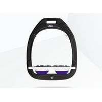 Produktbild von Flex-On Ultra Grip Steigbügel Green Composite in Grün Weiß Violett