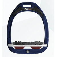Produktbild von Flex-On Ultra Grip Steigbügel Green Composite in Marine Grau Bordeaux