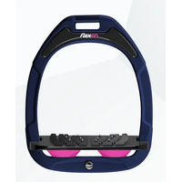 Produktbild von Flex-on Ultra Grip Steigbügel Green Composite in Marine Schwarz Rosa