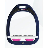 Produktbild von Flex-On Ultra Grip Steigbügel Green Composite in Marine Weiß Rosa