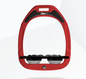 Flex-On Ultra Grip Steigbügel Green Composite in Rot Schwarz Grau – Bild 1 von 1