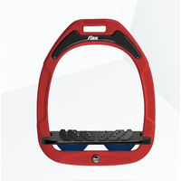 Produktbild von Flex-on Ultra Grip Steigbügel Green Composite in Rot Schwarz Marine