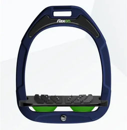 Flex-On Ultra Grip Steigbügel Green Composite Marine Schwarz Grün – Bild 1 von 1