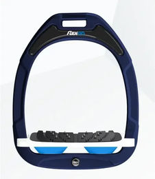 Flex-on Ultra Grip Steigbügel Green Composite Marine Weiß Blau – Bild 1 von 1