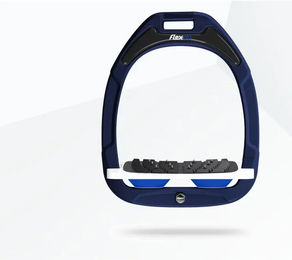 Flex-On Ultra Grip Steigbügel Green Composite Marine Weiß Blau – Bild 1 von 1