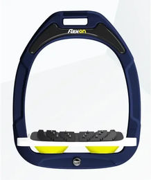 Flex-on Ultra Grip Steigbügel Green Composite Marine Weiß Gelb – Bild 1 von 1