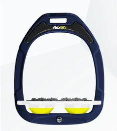 Flex-on Ultra Grip Steigbügel Green Composite Marine Weiß Gelb – Bild 1 von 1
