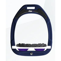 Produktbild von Flex-on Ultra Grip Steigbügel Green Composite Marine Weiß Violett