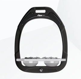 Flex-on Ultra Grip Steigbügel Green Composite Schwarz Grau – Bild 1 von 1