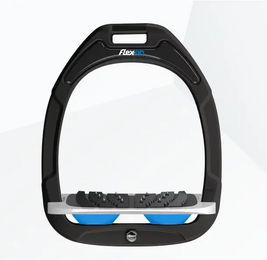 Flex-On Ultra Grip Steigbügel Green Composite Schwarz Grau Blau – Bild 1 von 1