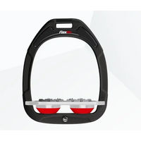 Produktbild von Flex-On Ultra Grip Steigbügel Green Composite Schwarz Grau Rot