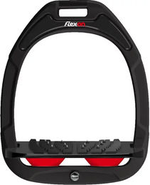 Flex-On Ultra Grip Steigbügel Green Composite Schwarz Rot – Bild 1 von 1
