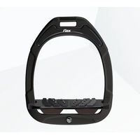 Produktbild von Flex-On Ultra Grip Steigbügel Green Composite Schwarz/Schwarz/Braun