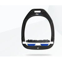 Produktbild von Flex-On Ultra Grip Steigbügel Green Composite Schwarz Weiß Blau