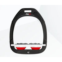 Produktbild von Flex-On Ultra Grip Steigbügel Green Composite Schwarz Weiß Rot
