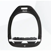 Produktbild von Flex-On Ultra Grip Steigbügel Green Composite Schwarz Weiß Schwarz