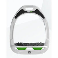 Produktbild von Flex-On Ultra Grip Steigbügel Green Composite Weiß Grau Grün