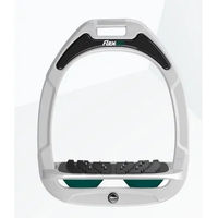 Produktbild von Flex-On Ultra Grip Steigbügel Green Composite Weiß Grau Grün