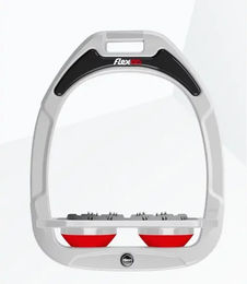 Flex-On Ultra Grip Steigbügel Green Composite Weiß Grau Rot – Bild 1 von 1