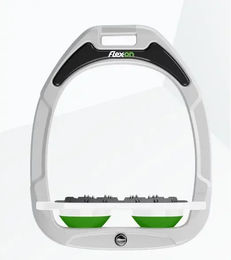 Flex-On Ultra Grip Steigbügel Green Composite Weiß/Grün – Bild 1 von 1