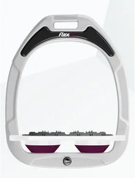 Flex-On Ultra Grip Steigbügel Green Composite Weiß/Pflaume – Bild 1 von 1