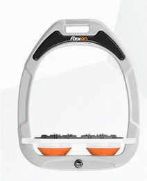 Flex-On Ultra Grip Steigbügel Green Composite Weiß/Weiß/Orange – Bild 1 von 1