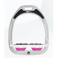 Produktbild von Flex-On Ultra Grip Steigbügel Green Composite Weiß/Weiß/Rosa