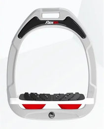 Flex-On Ultra Grip Steigbügel Green Composite Weiß-Weiß-Rot – Bild 1 von 1