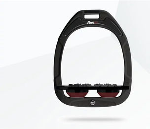 Flex-On Ultra Grip Steigbügel Platte aus Green Composite in Grün/Schwarz/Bordeaux – Bild 1 von 1