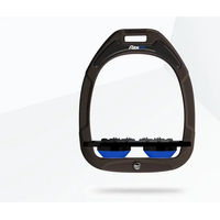 Produktbild von Flex-On Ultra Grip Steigbügel Platte Green Composite Braun Schwarz Blau