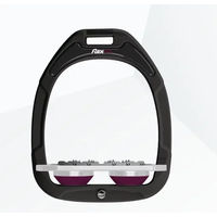 Produktbild von Flex-on Ultra Grip Steigbügel Platte Green Composite Schwarz Grau Plum