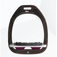 Produktbild von Flex-On Ultra Grip Steigbügel schräg aus Green Composite in Braun Grau Pflaume