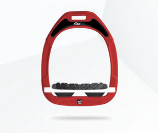 Flex-On Ultra Grip Steigbügel schräg Green Composite Bordeaux Schwarz Grün – Bild 1 von 1