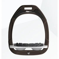 Produktbild von Flex-On Ultra Grip Steigbügel schräg Green Composite Braun Grau