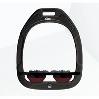 Produktbild von Flex-On Ultra Grip Steigbügelplatten aus Green Composite in Schwarz/Schwarz/Bordeaux