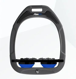 Flex-On Ultra Grip Steigbügelplatten Green Composite Anthrazit Schwarz Blau – Bild 1 von 1