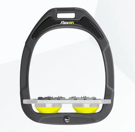 Flex-on Ultra Grip Steigbügelplatten Green Composite in Anthrazit Grau Schwarz – Bild 1 von 1