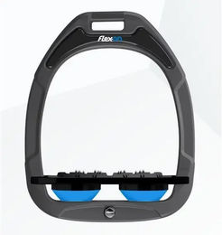 Flex-On Ultra Grip Steigbügelplatten Green Composite in Anthrazit Schwarz Blau – Bild 1 von 1