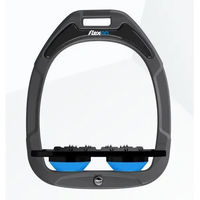Produktbild von Flex-On Ultra Grip Steigbügelplatten Green Composite in Anthrazit Schwarz Blau