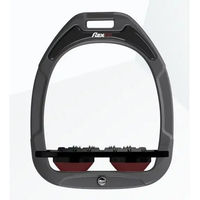 Produktbild von Flex-On Ultra Grip Steigbügelplatten Green Composite in Anthrazit Schwarz Bordeaux