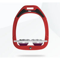 Produktbild von Flex-On Ultra Grip Steigbügelplatten Green Composite in Rot Grau Pflaume