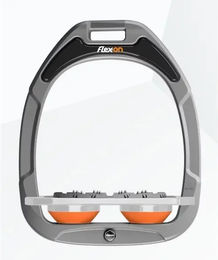 Flex-on Ultragreif Aluminium Sattel Gris Orange Green Composite für Pferde – Bild 1 von 1