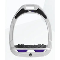 Produktbild von Flex-On Ultragreif Steigbügel Green Composite Weiß Grau Violett