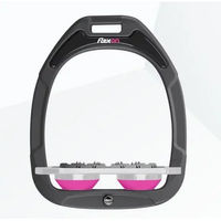 Produktbild von Flex-on Ultragrip Flachsteigbügel Green Composite Anthrazit Grau Rosa
